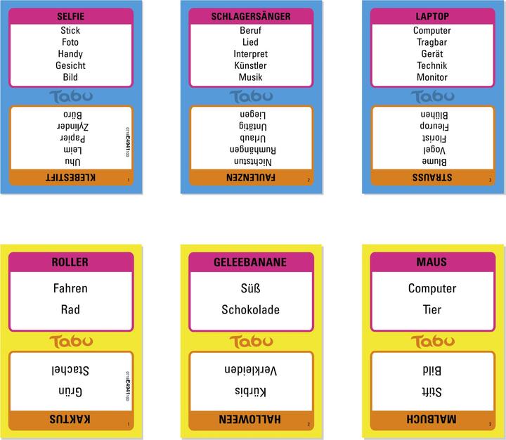 Productafbeelding Hasbro Gaming Taboe Familie Editie (Duits)