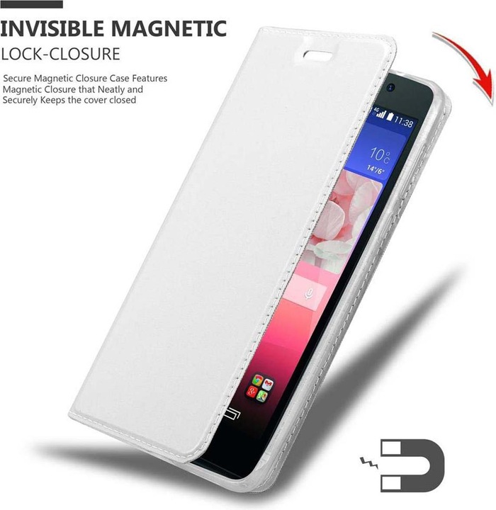 Actual product image Cadorabo Book Classy Style Cover (Huawei Ascend P7)