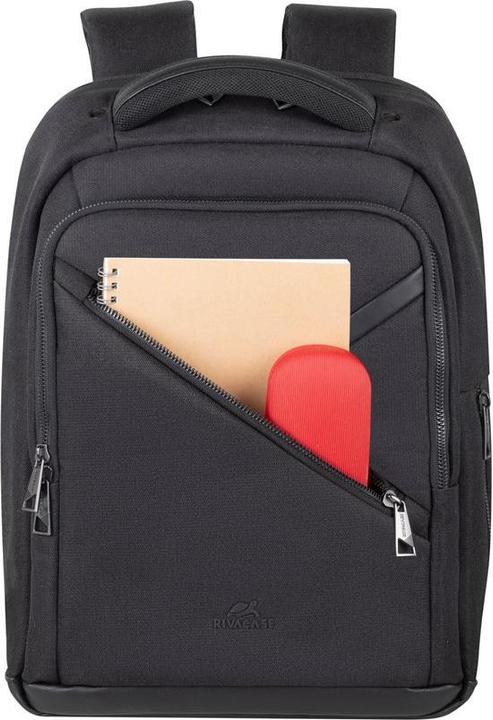 Produktbild Rivacase ECO Laptop Rucksack 14 Zoll kompatibel mit MacBook Air 15-28 x 41 x 17,5 cm - robustes Hand (15", Universal)