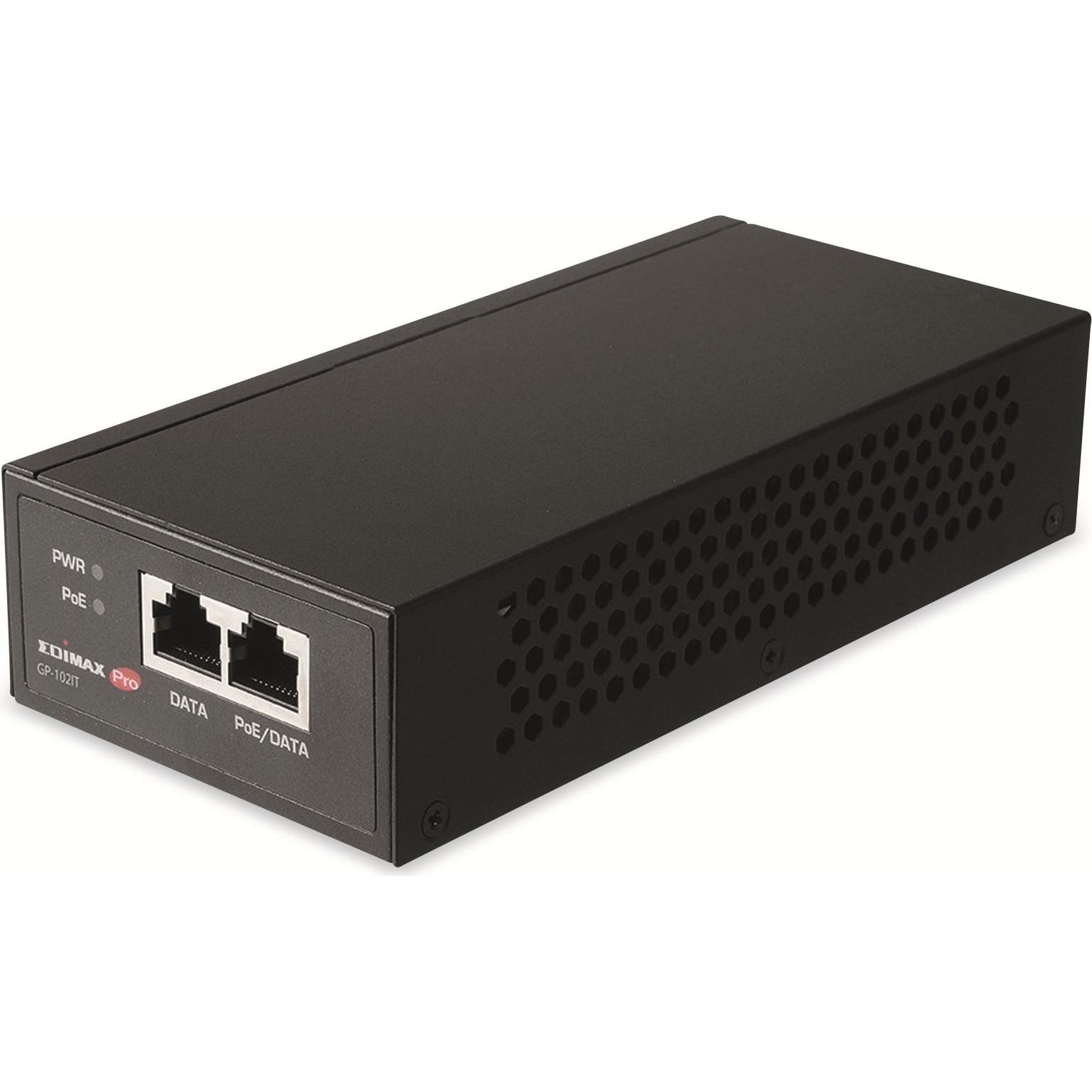 edimax Pro GP-102IT (2 Ports), Netzwerk Switch, Schwarz