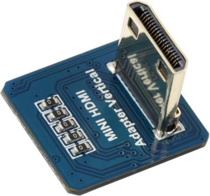 Produktbild WaveShare Mini HDMI Male Stecker vertikal 90° Gewinkelt (0.02 m, HDMI)