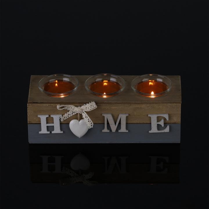 Actual product image Relaxdays Tealight holder (23 x 8 x 8 cm)