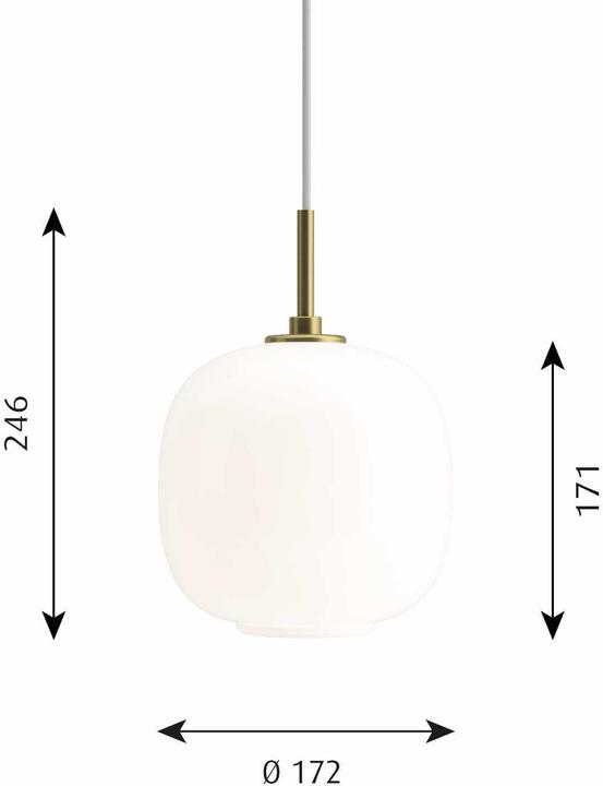 Actual product image Louis Poulsen Vl45 Radiohus pendant lamp (E14, 572 lm)