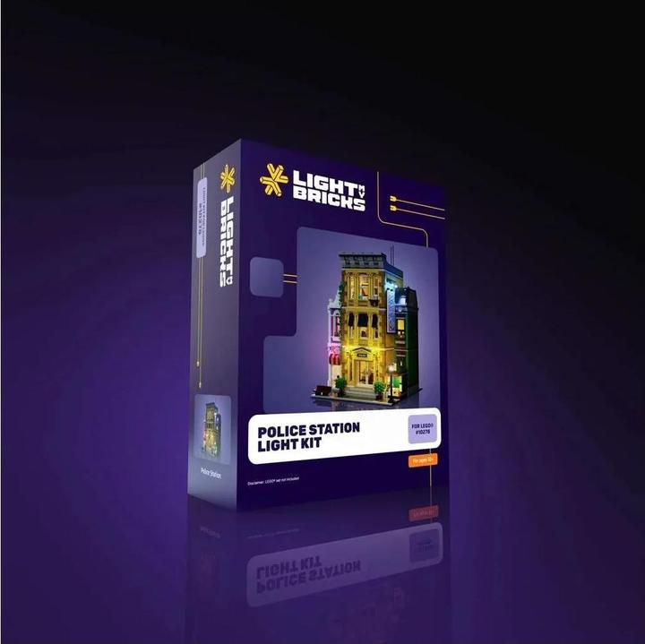 Immagine prodotto Light my bricks LMB 2.0 Kit di illuminazione a LED per LEGO® 10278 Stazione di Polizia