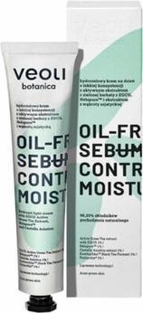 Veoli Botanica Oil-Free Sebum Control Moisturizer hydrogel cream to soothe imperfections and (50 ml, Tagescreme)