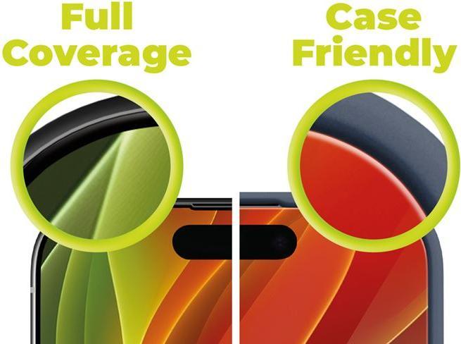 Actual product image Mobile Origin Screen Guard with easy applicator 2 pack - iPhone 16 (2 pcs., Apple iPhone 16)