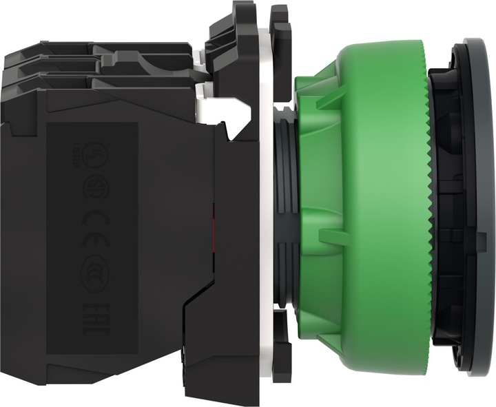 Produktbild APC Leuchtdrucktaster, flach, komplett, ø30mm, IP69K, LED, Blau, 1 Öffner + 1 Schlie