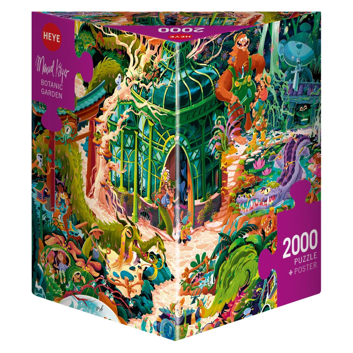 Heye Botanische Tuin Driehoekig 2000 Delen (2000 onderdelen)