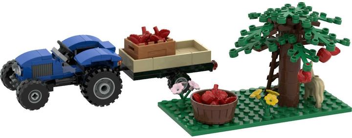Actual product image Brixies Plus Kleiner Traktor / Small tractor