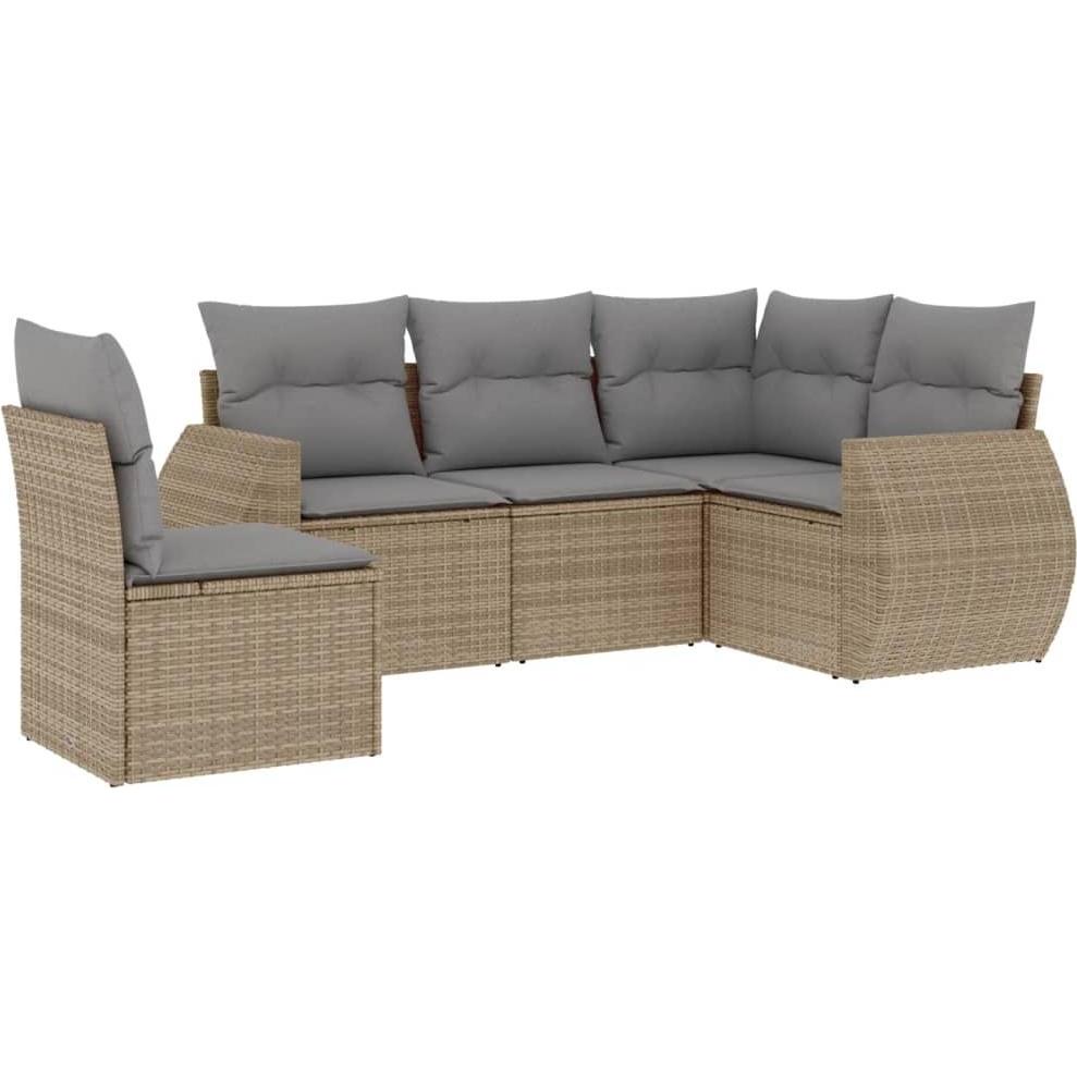 VidaXL, Gartenlounge, 10-tlg. Garten-Lounge-Set mit Kissen
