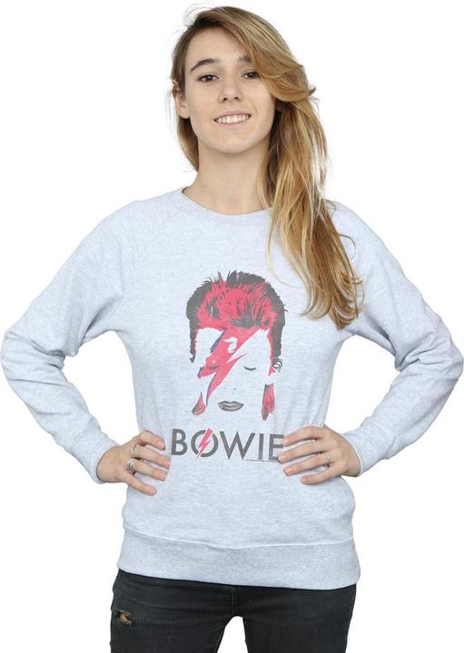Produktbild David Bowie Aladdin Sane Distressed Sweatshirt (M)
