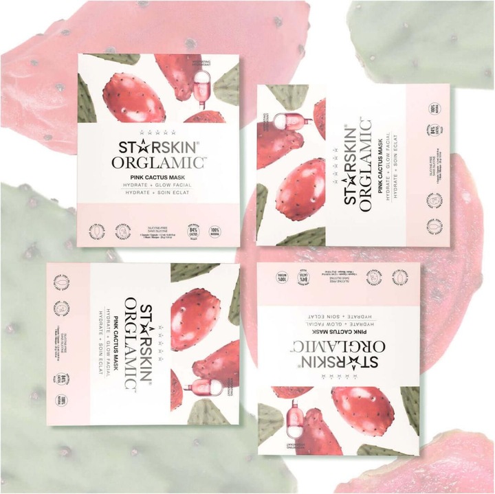 Image du produit Starskin - ORGLAMIC Pink Cactus Masque hydratant et éclatant pour le visage (1 ml)