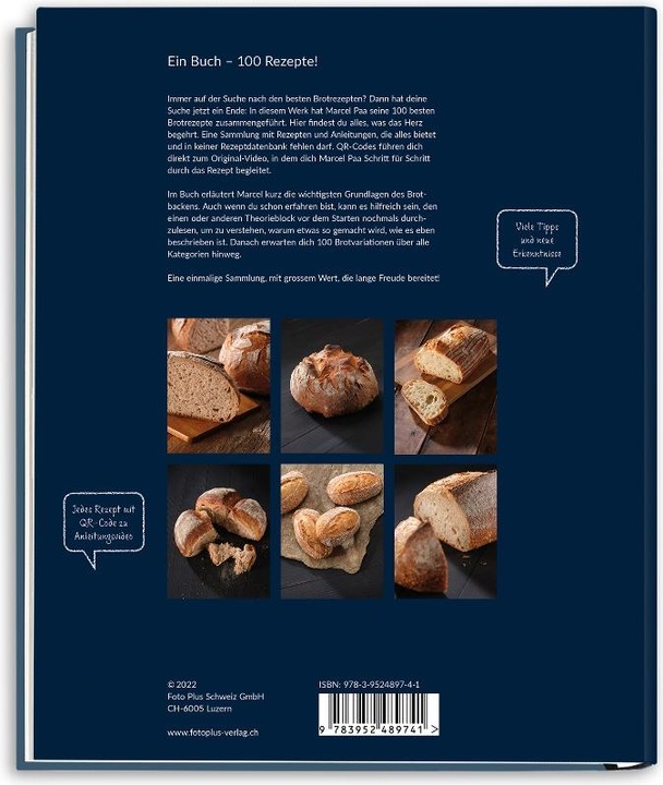 Image du produit Die 100 besten Brote (Allemand, Marcel Paa, 2022)