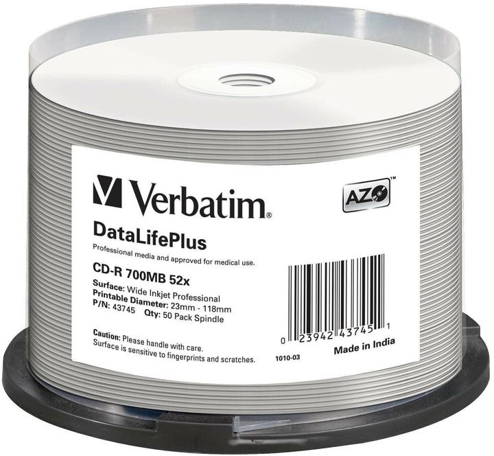 Actual product image Verbatim Cd-R (50x)