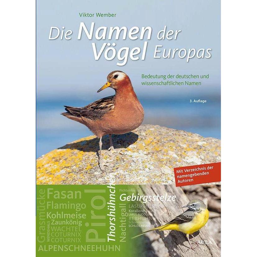 Die Namen der Vögel Europas, Fachbücher von Viktor Wember