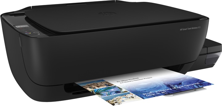 Produktbild HP Smart Tank Wireless 455 - Multifunktionsdrucker - Farbe - Tintenstrahl - refilla (Tintenpatrone, Farbe)