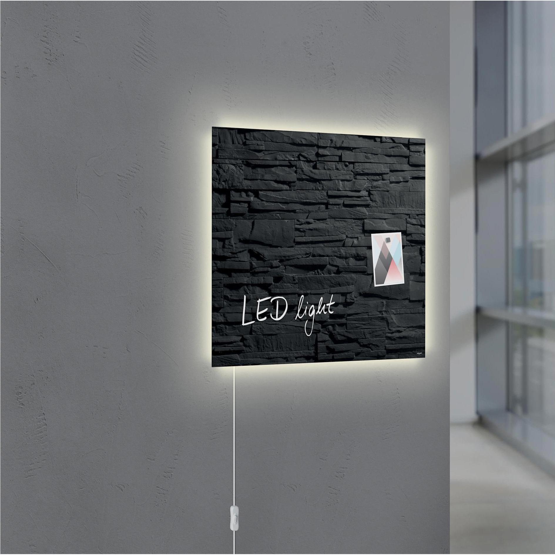 Sigel, Pinnwand, artverum Glas-Magnetboard (Magnettafel, 48 x 48 cm)