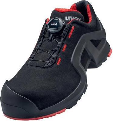 Produktbild Uvex Safety 1 support Halbschuhe S3 65673 schwarz, rot Weite 12 GrÃ¶ÃŸe 38 (S3, 38)