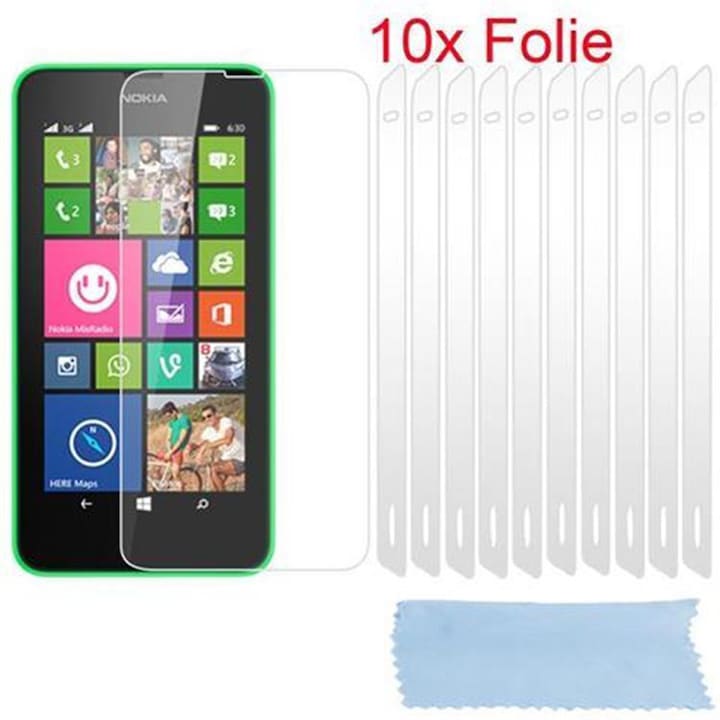 Actual product image Cadorabo 10x protective film (1 Piece, Nokia Lumia 630, Huawei Y635)