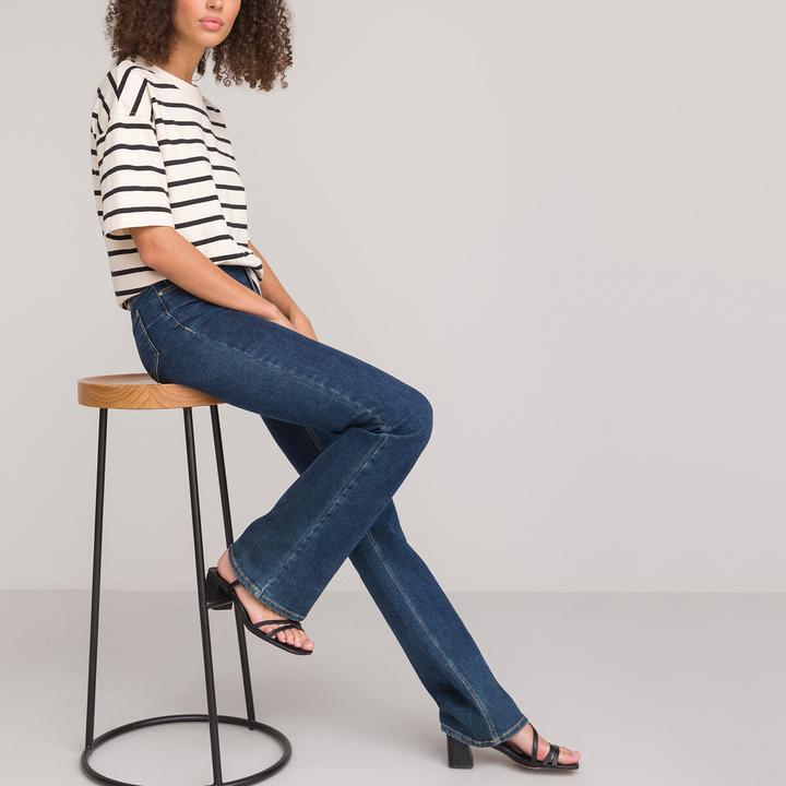 Produktbild La Redoute Collections Bootcut-Jeans mit Push-up-Effekt (L)