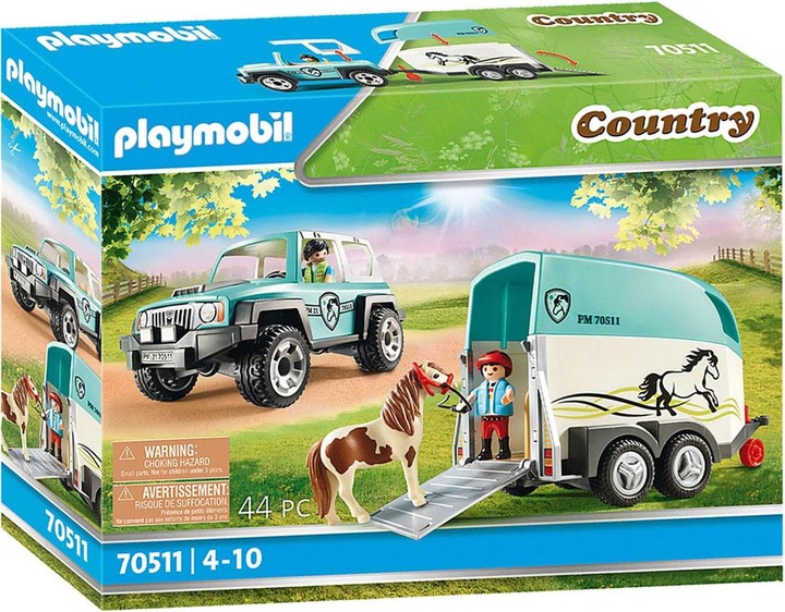 Actual product image Playmobil 70511 Car with trailer (70511, Playmobil Country)