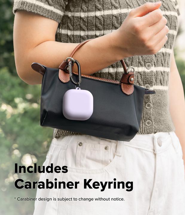 Produktbild Ringke - Silicone - Xiaomi Redmi Buds 4 Pro - Light Purple (Ladecase Hülle)