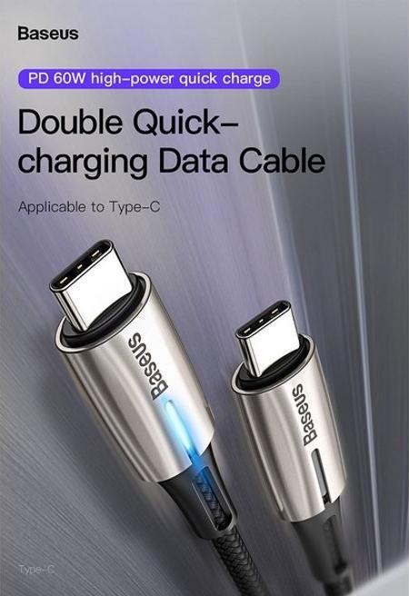Produktbild Baseus Catsd-K (2 m, USB 2.0, 60 W)