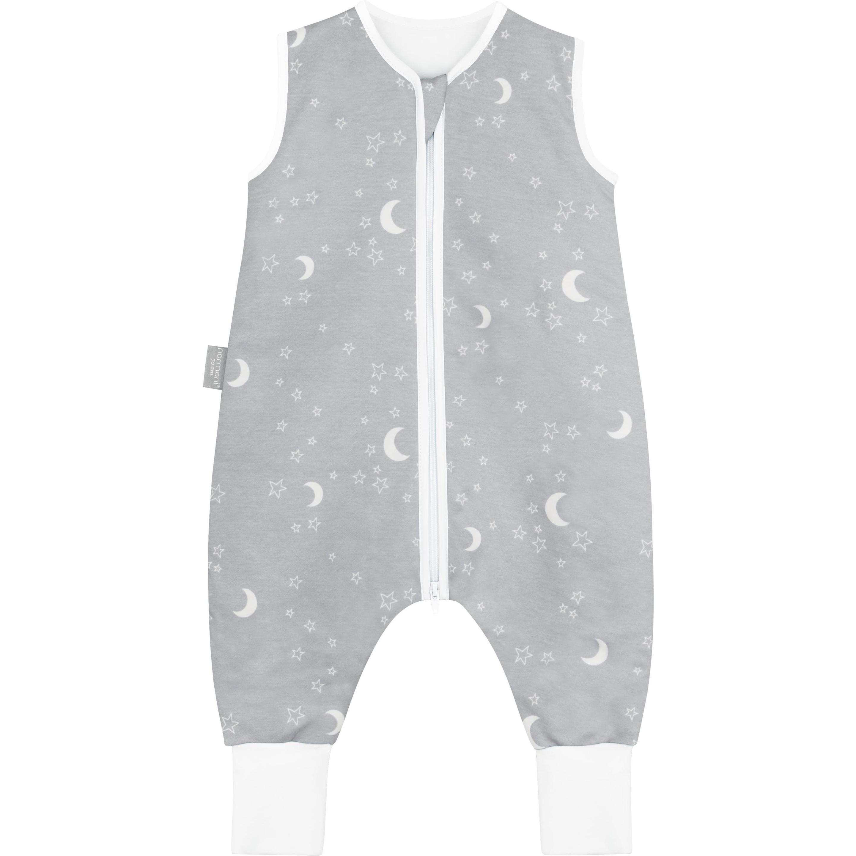 Normani, Babyschlafsack, Baby Schlafsack mit Füssen aus Bio-Baumwolle Nanao - 9589 (80 cm)