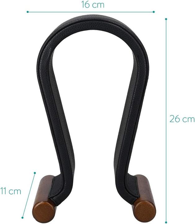Actual product image Navaris Universal Kopfhörerständer mit Kunstlederbezug