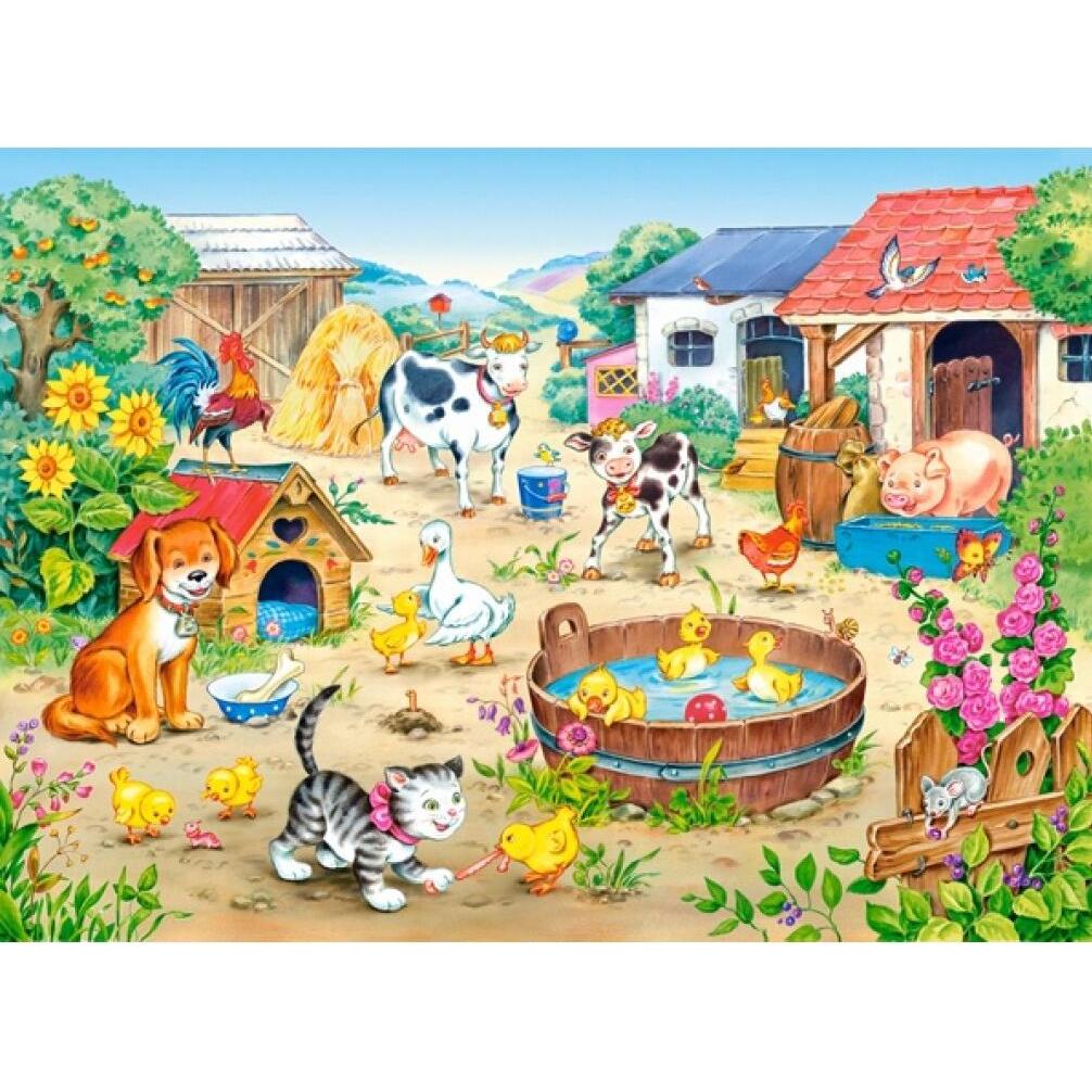 Thumbnail - Castorland Farm, Puzzle 60 Teile (60 Teile)