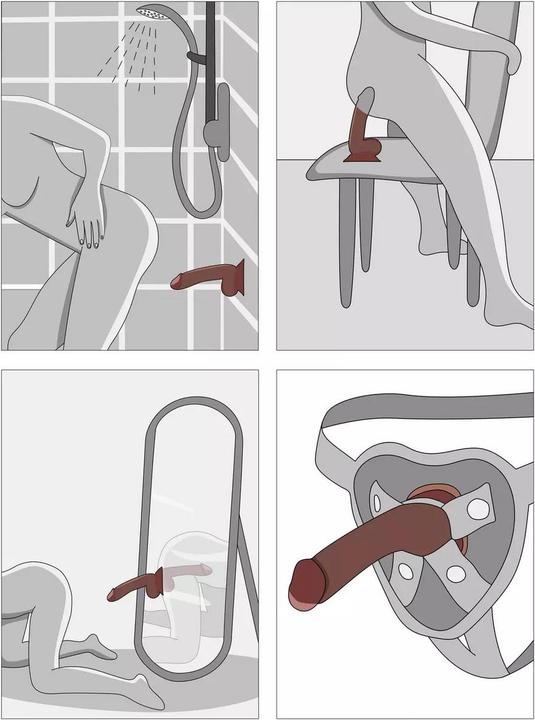 Image du produit Lovehoney Gode réaliste classique 6 pouces Brown