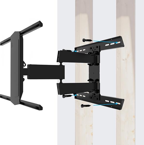 Productafbeelding b-tech Dubbele tap Dubbele arm Flat (Muur, 35 kg)