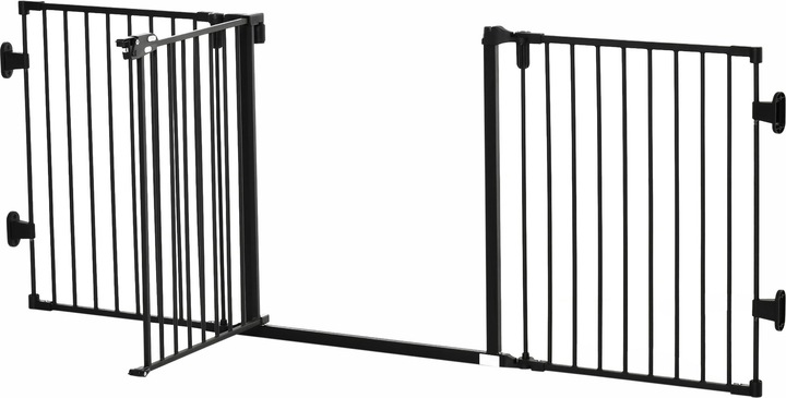 Actual product image PawHut Barrier grille with adjustable angles