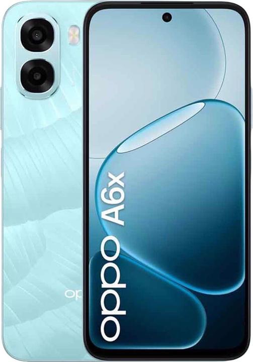 Actual product image OPPO A6x (128 GB, Blue, Ice Blue, 6.75", Dual SIM, 4G)