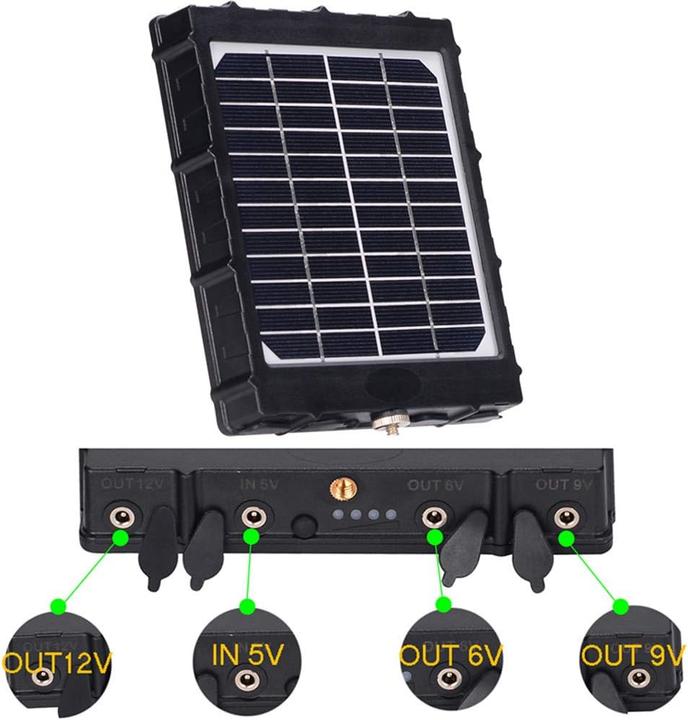 Actual product image Wildgameplus Rechargeable solar panel (8000mAh) (14 W)