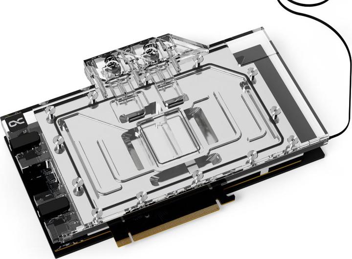 Actual product image Alphacool Ice Block Aurora Geforce RTX 4070 TI TUF Gaming with Backplate