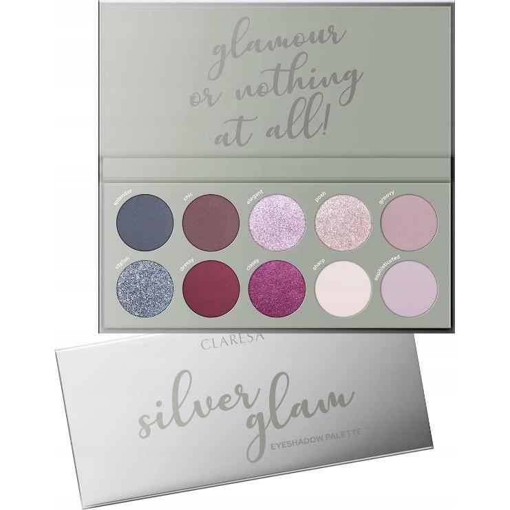 Claresa, Lidschatten, Silver Glam Lidschattenpalette 12 Gramm