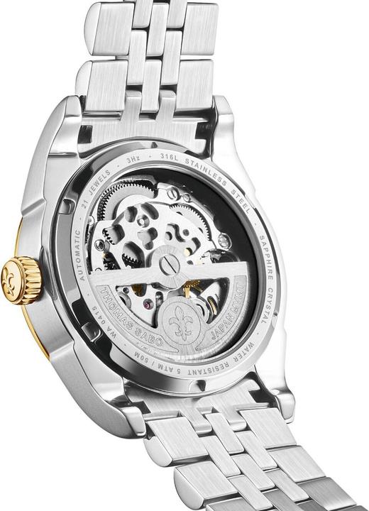 Image du produit Thomas Sabo WA0415-291-203 Unisex Automatik mit Lilienemblem 36mm 5ATM (Montre analogique, 36 mm)