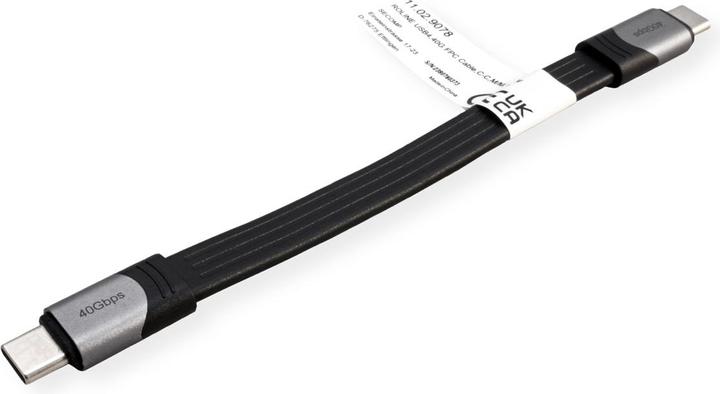 Produktbild Roline USB C — USB C (0.15 m, USB 4.0, 100 W)
