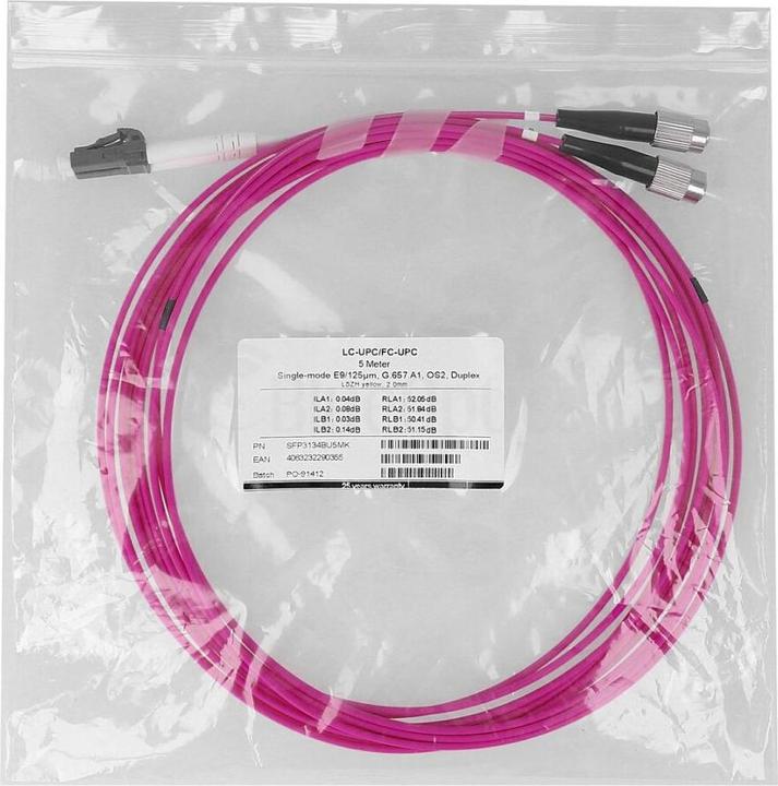 Produktbild BlueOptics Duplex LWL Patchkabel LC-FC Multimode OM4 30 Meter (30 m)