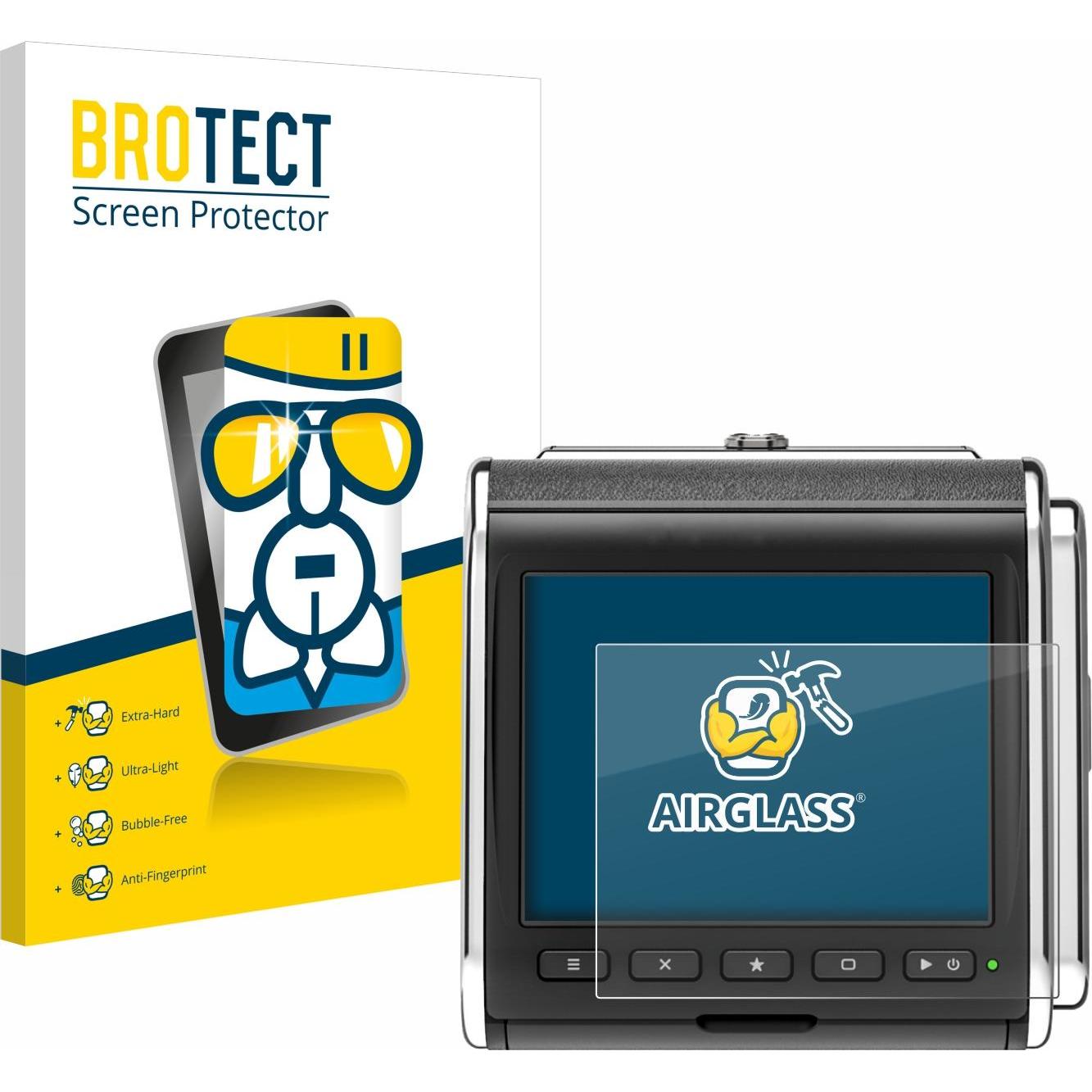 BROTECT AirGlass Panzerglasfolie (Displayschutz), Kameraschutz