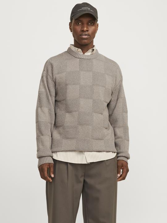 Actual product image Jack & Jones Checked knitted jumper Knitted jumper (S)