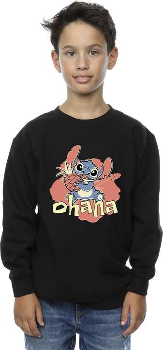 Produktbild Disney Lilo And Stitch Ohana Pineapple Sweatshirt Jungen (140, 146)
