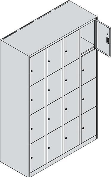 Actual product image C+P Classic PLUS locker cabinet (120 cm, 185 cm)