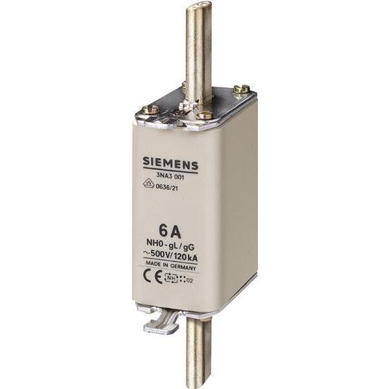 3x Siemens, Sicherung, NHSicherungseinsatz G0 5A (Diazed-Sicherung, 35 A, Superträge)
