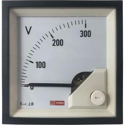 RS PRO, Multimetro, Voltmetro analogico AC Display analogico / 0,01, 68mm, 68mm, 66 (100 A)mm