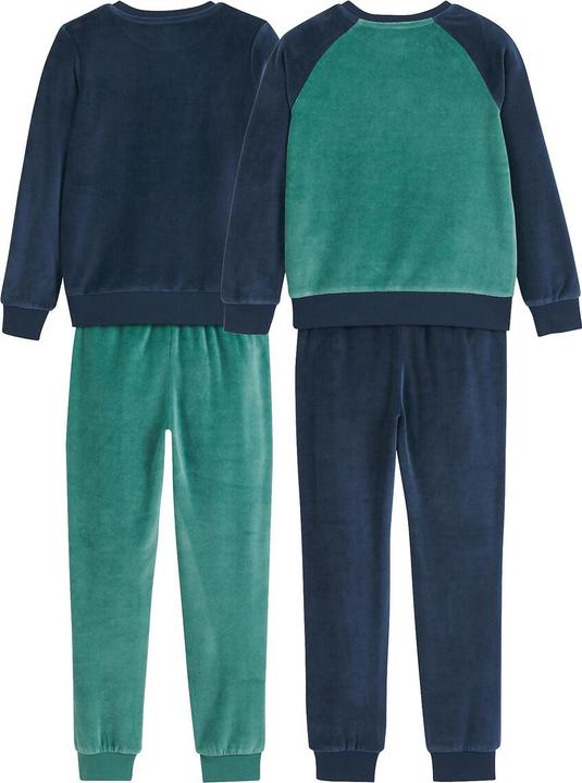 Produktbild La Redoute Collections 2er-Pack Pyjamas aus Samt (128)