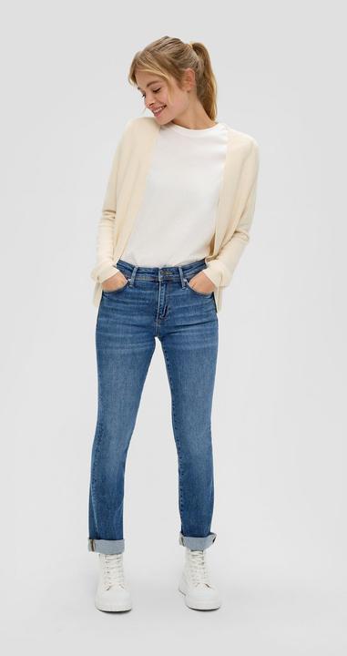 Produktbild s.Oliver Strickjacke Feinstrickjacke aus Viskosemix (40)