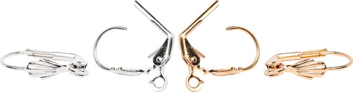 Immagine prodotto Hobby & Crafting Fun Gancio per orecchio, 17 mm, 4 pezzi (Rame)