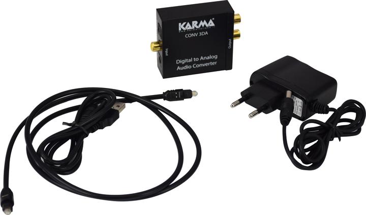 Produktbild Karma Italiana CONV 3DA Audiowandler Schwarz (Digital -> Analog)